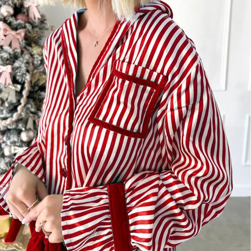 Striped Pajama Set