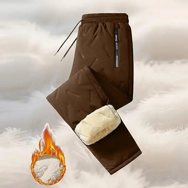 Men’s Thermal Fleece-Lined Winter Pants – Warm, Functional & Stylish Outdoor Trousers