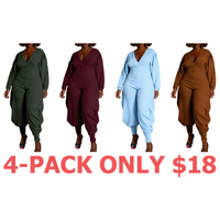 4-Pack (Olive Green,Burgundy,Light Blue,Brown)