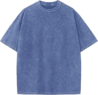 Men's  Acid Wash Cotton T-Shirts