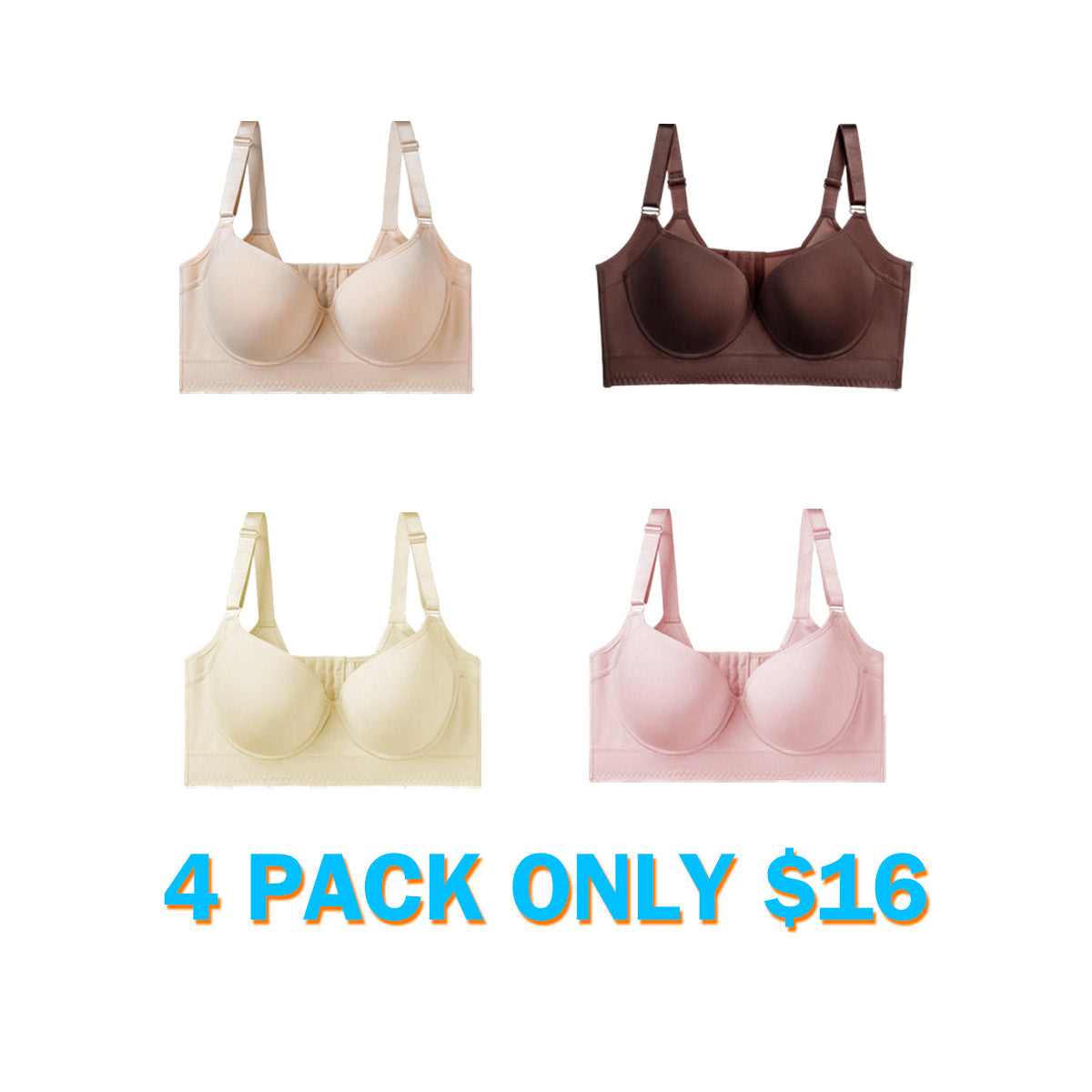 Plus size girls' bra, comfortable, slimming and anti-sagging