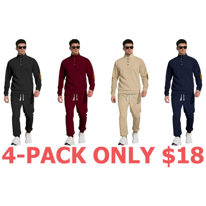 Men's knitted suit The