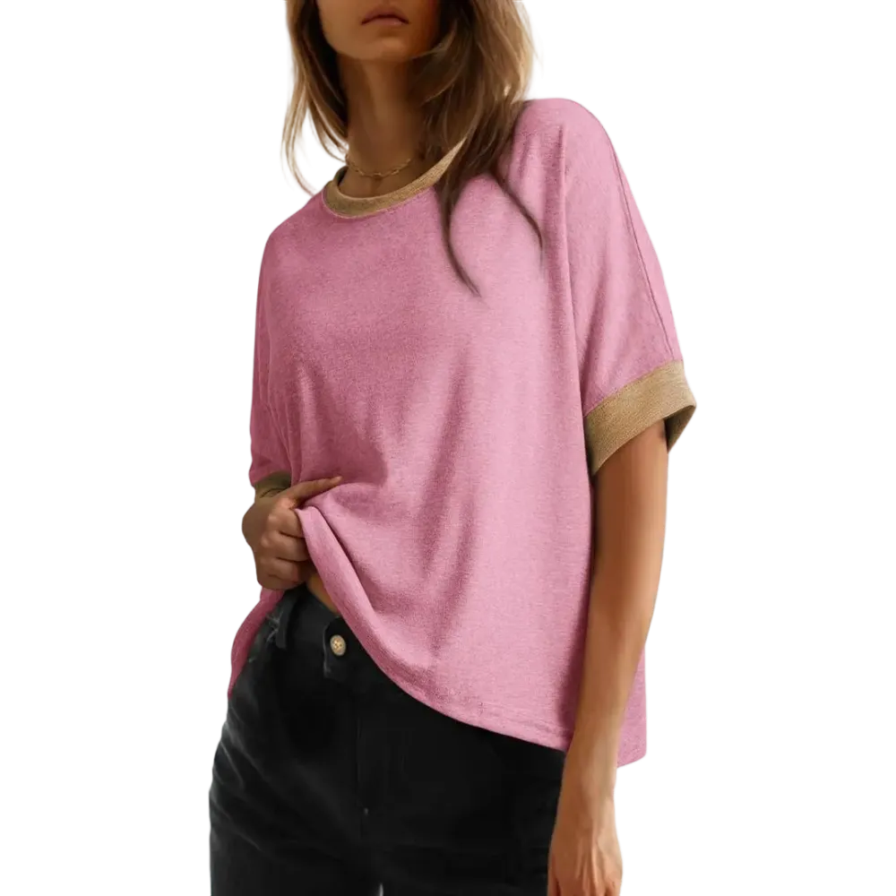 🔥Women'S Tops For Women 2026 Loose Oversized Basic Tee Comfortable Soft Fabric Flattering Fit