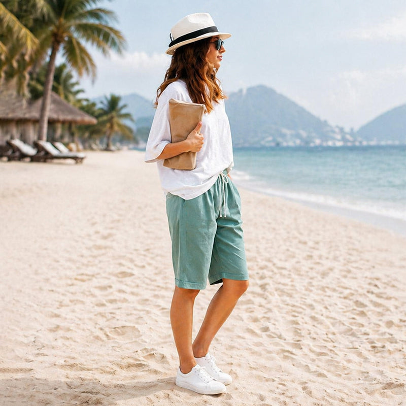 (🔥Summer Hot Sale -78% OFF🔥)Elastic Waist Casual Comfy Summer Shorts