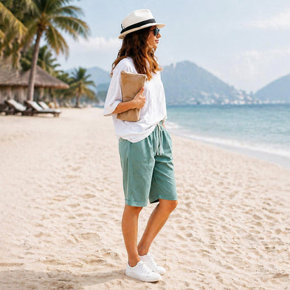 (🔥Summer Hot Sale -78% OFF🔥)Elastic Waist Casual Comfy Summer Shorts