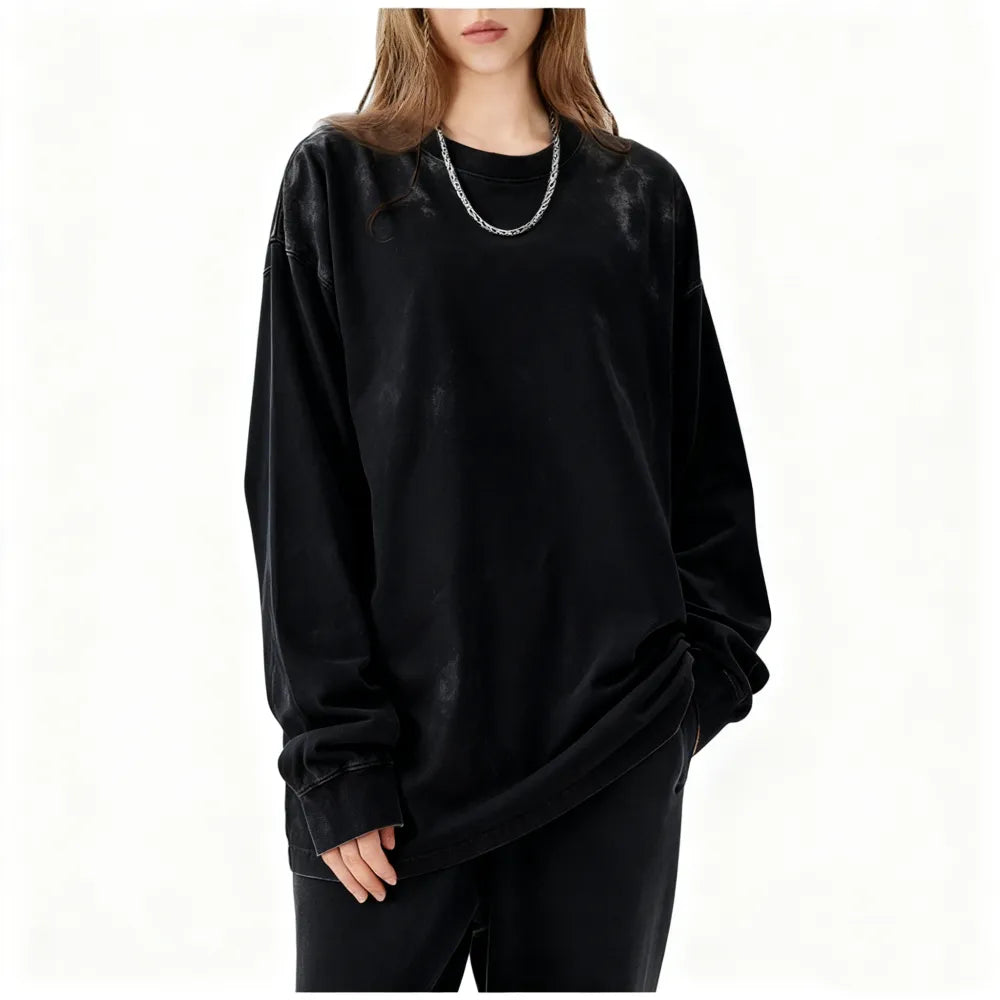 Oversized Long Sleeve T-Shirt for Men and Women