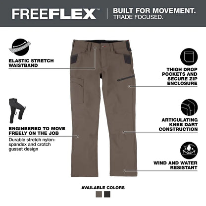 Men's Ripstop Tech Pants,Water Resistant Outdoor Tactical Pants