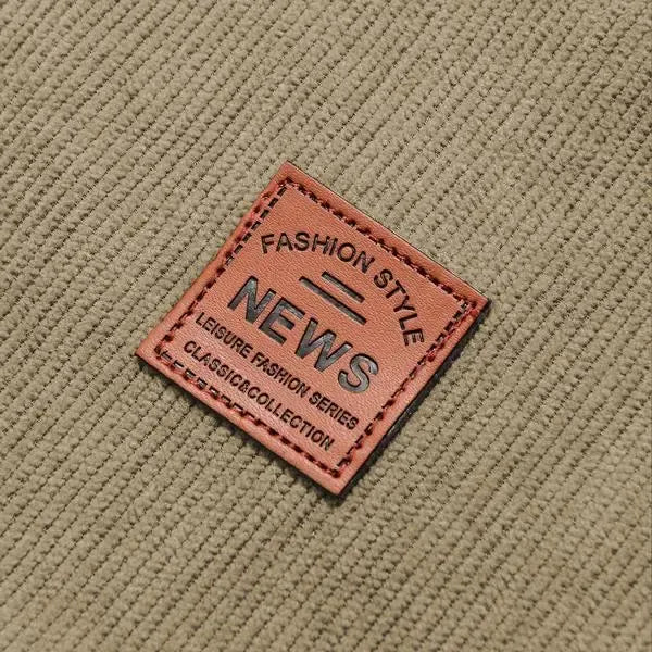 Men's Corduroy Straight-Leg Sweatpants
