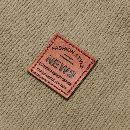 Men's Corduroy Straight-Leg Sweatpants