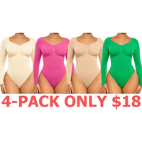 4-Pack (Beige,Bright Pink,Light Coffee,Green)