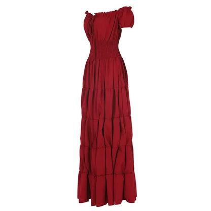 Women Medieval Irish Under Dress Retro Gown