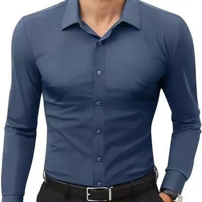 Men’s Long-Sleeve Stretch Shirt