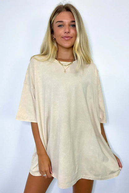 Weekend Awaits Mineral Wash Oversized Top - BACK IN STOCK