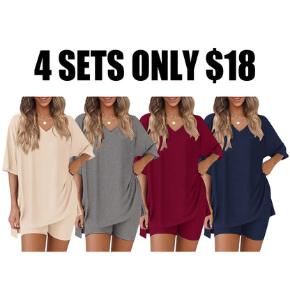 Women'S Summer Casual Loose Two-Piece Set