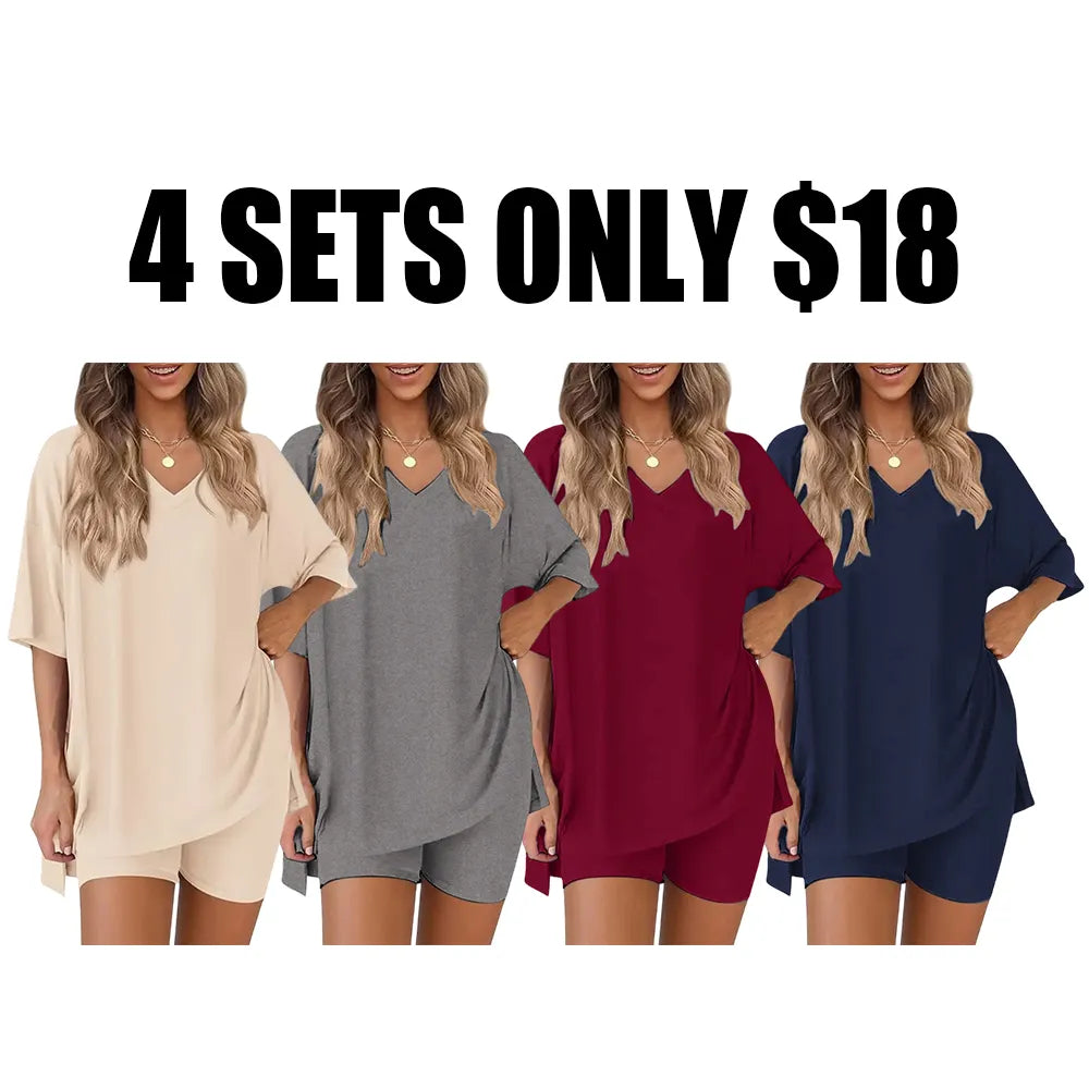 Women'S Summer Casual Loose Two-Piece Set