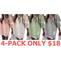 4-Pack (Light Pink,Apricot,Light Green,Gray)