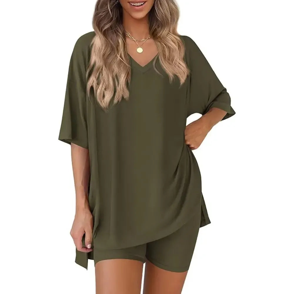 Women'S Summer Casual Loose Two-Piece Set