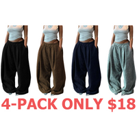4-Pack (Black, Coffee Brown,Navy Blue,Dusty Blue)