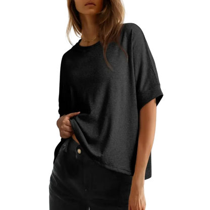 🔥Women'S Tops For Women 2026 Loose Oversized Basic Tee Comfortable Soft Fabric Flattering Fit