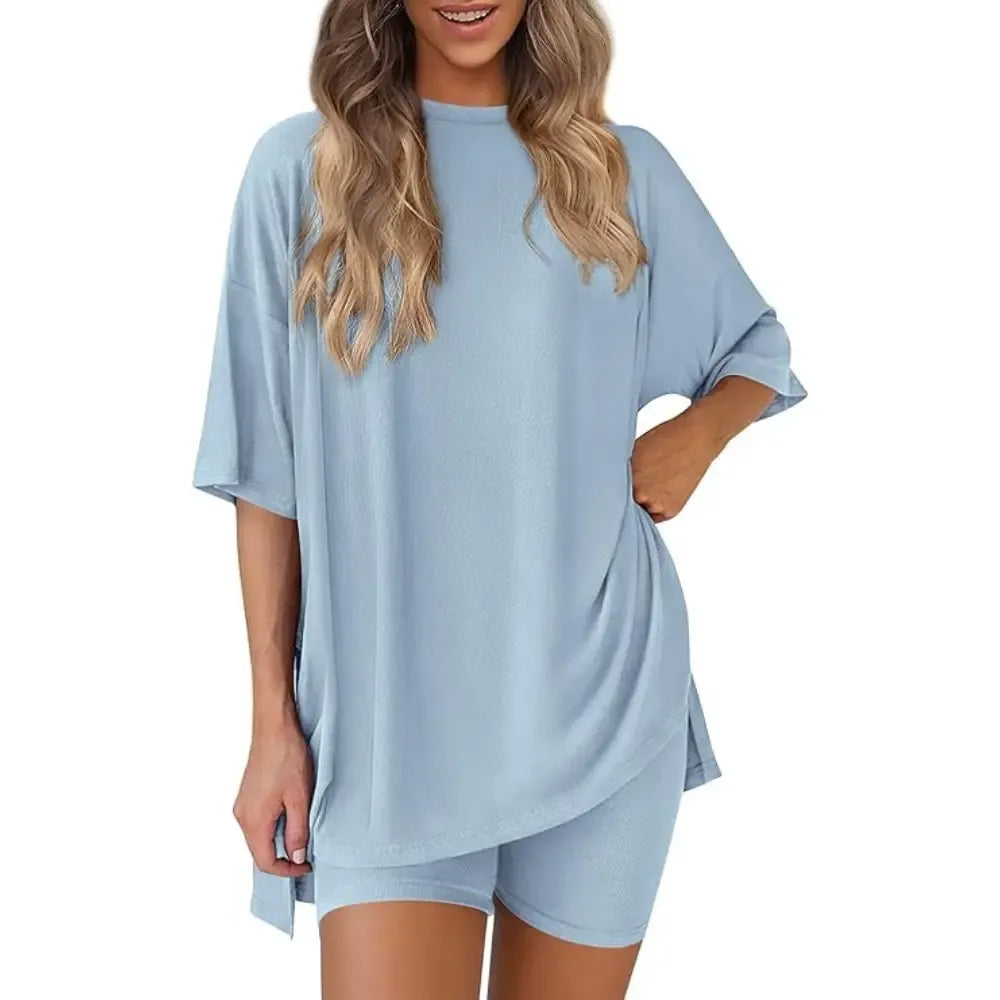 Women'S Summer Casual Loose Two-Piece Set