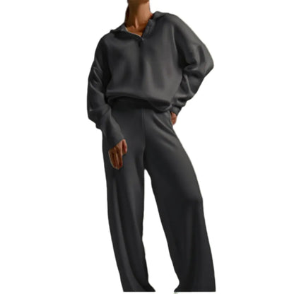Knit Top and Wide Leg Pants 2 Piece Set