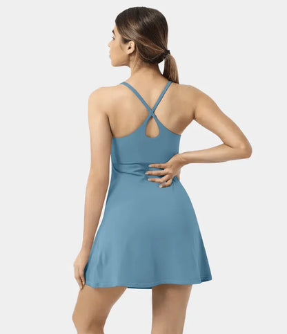 Plush Backless Active Dress-Easy Peezy