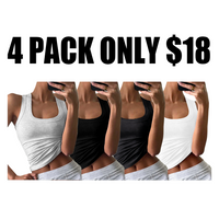 4 Pack A for $18 (4 different colors)