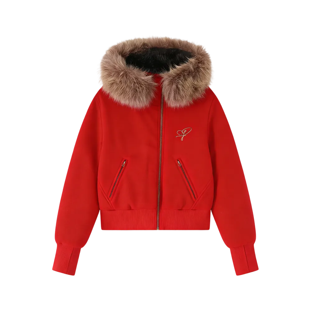 Winter Faux Fur Collar Jacket