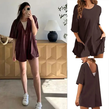 Women's Oversized Athletic Jumpsuit