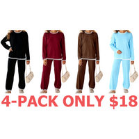 4-Pack (Black,Burgundy,Brown,Sky Blue)