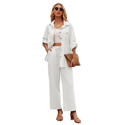 Women 2 Piece Linen Sets