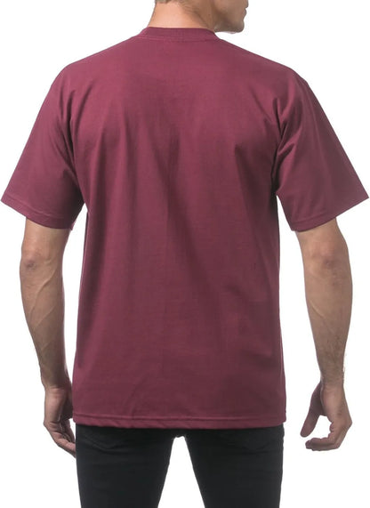 🔥Men's Heavyweight Cotton Short Sleeve Crew Neck T-Shirt