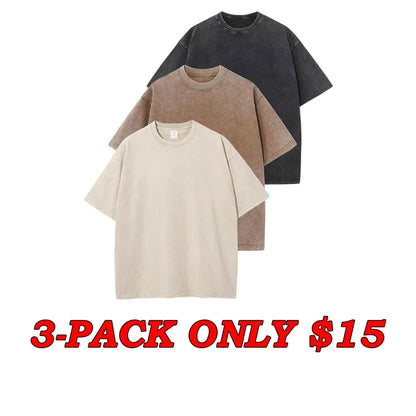 Acid Wash Unisex Oversized Cotton Comfort Tee