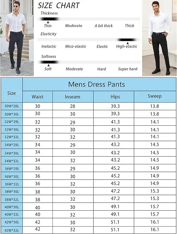 Men's Stretch Dress Pants