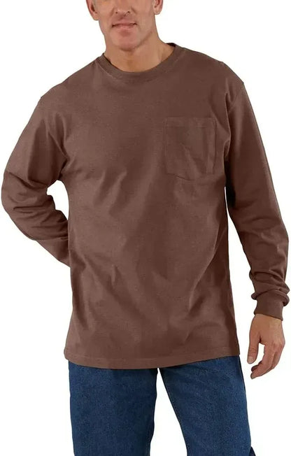 🔥Last Day 89% OFF🔥 CHT Men's K87&K126 Workwear Loose Fit Heavyweight Short-Sleeve Pocket T-Shirt (Also Available in Regular & Tall)