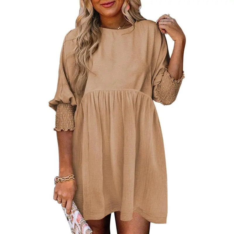 Women's Black Summer Tunic Dress