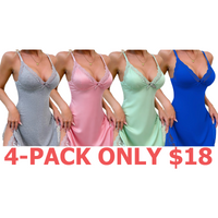 4-Pack (Gray,Pink,Light Green,Blue)