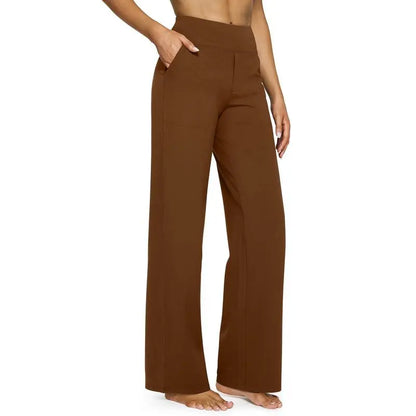 Women's 8-Piece Set Wide-Leg Pants with Pockets