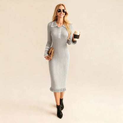 Women's Ribbed Knit Dress