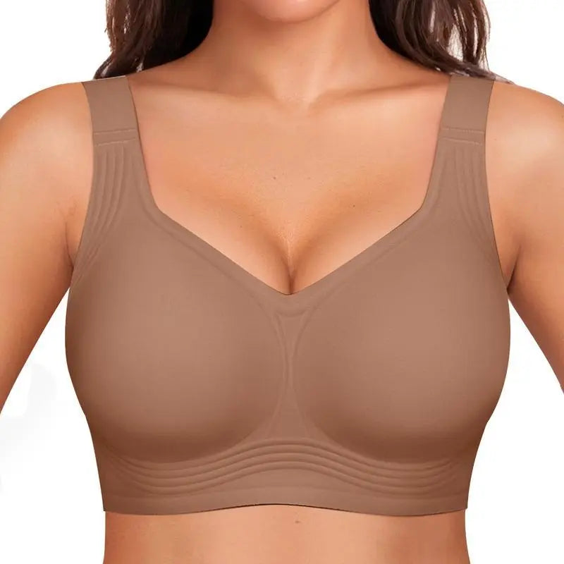 Women's Jelly Bra, Wireless Full-Coverage Everyday Bra