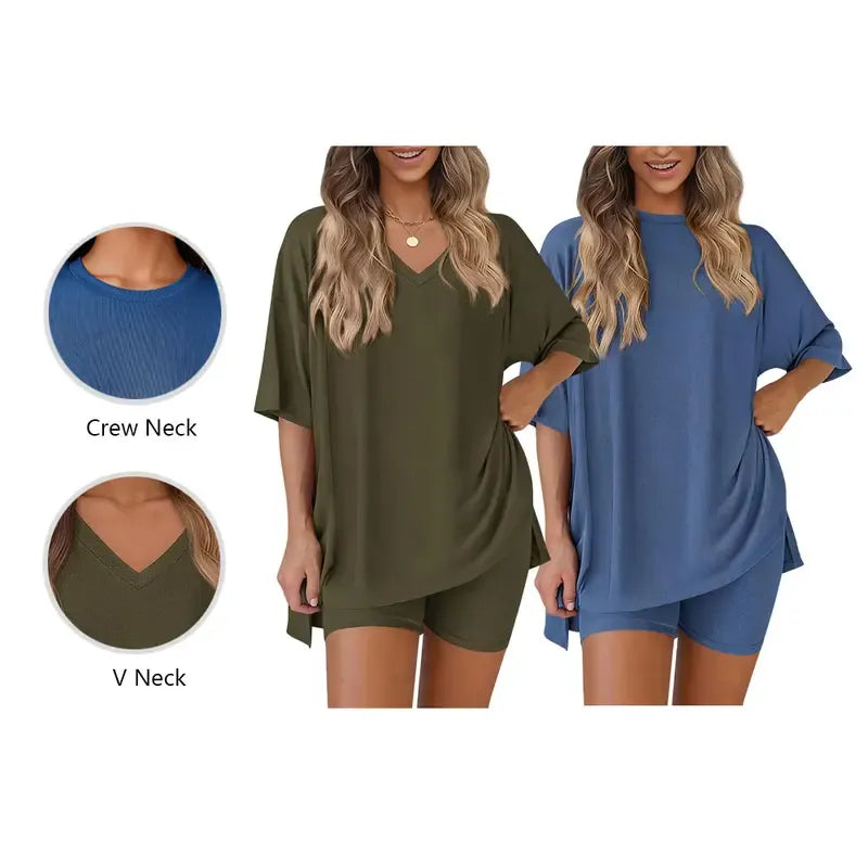 Women'S Summer Casual Loose Two-Piece Set