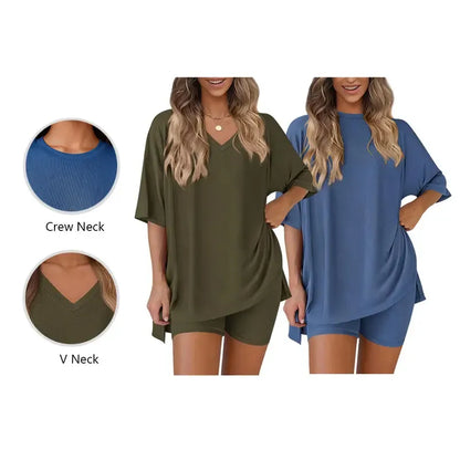 Women'S Summer Casual Loose Two-Piece Set