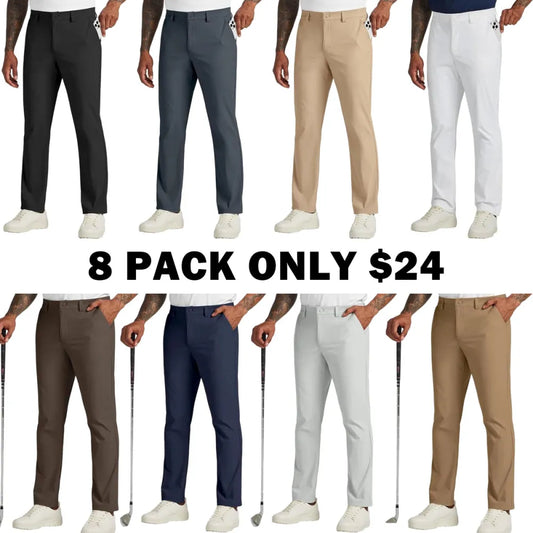 Men's Golf Stretch Straight Leg Pants