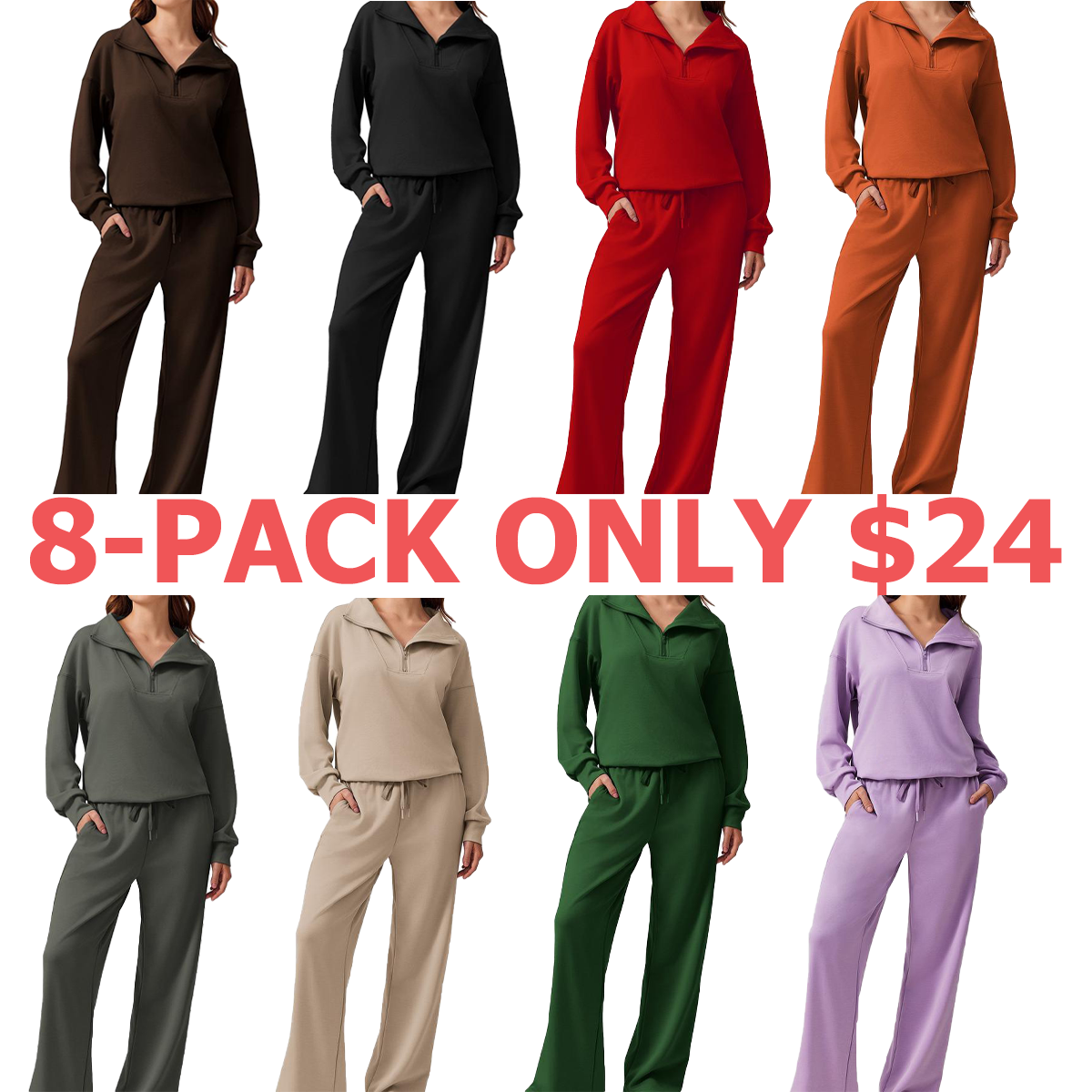 Women's Two-Piece Sports Set Long-Sleeved
