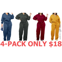 4-Pack (Navy Blue,Dark Gray,Burgundy,Daffodil Yellow)
