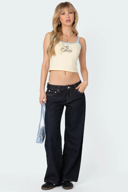 ⚡Last day only $29.9🔥 Raelynn Washed Low Rise Baggy Jeans