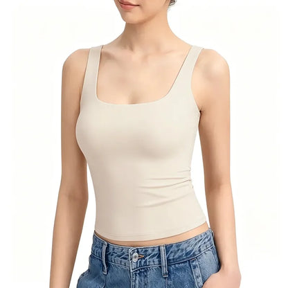 Women's Square-Neck Spaghetti Strap Tank Top