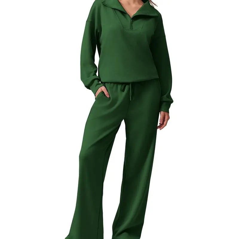 Women's Two-Piece Sports Set Long-Sleeved