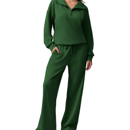 Women's Two-Piece Sports Set Long-Sleeved
