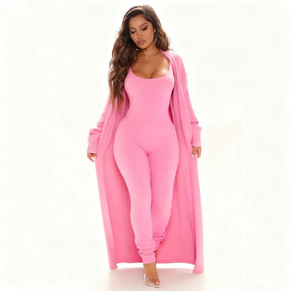Cozy 2 Piece Ensemble Jumpsuit Sta